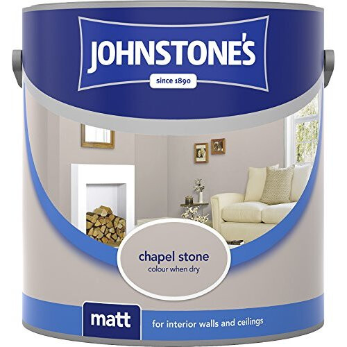 Johnstone's (Chapel Stone, 2.5L) Johnstone's Matt Emulsion | Matt Wall Paint