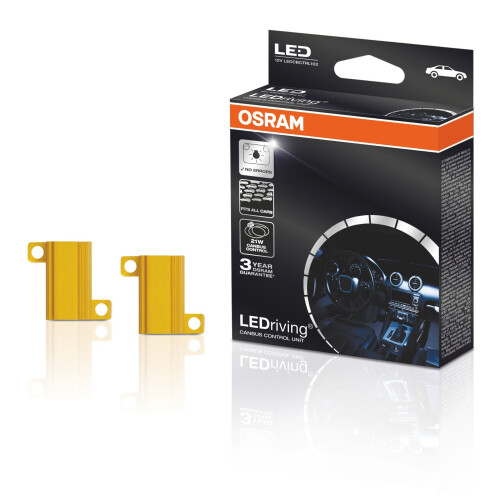 OSRAM OSRAM LEDriving Canbus Control Unit, LEDCBCTRL102, 21w, Avoid error messages in the board computer when using LED Fog Lights, Folding carton box (2...