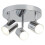 Searchlight Searchlight Rollo 3 Adjustable Chrome Cylinder Head Spots Plate Ceiling Light 1