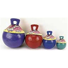 Horsemen S Pride Tug-n-toss Horse Ball Purple 6 Inch - 406