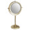 Premier Housewares Premier housewares Cassini Gold Colour Iron LED Table Mirror 3