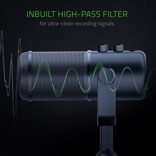 Razer Razer Seiren Elite: Single Dynamic Capsule - Built-In High-Pass Filter - Digital/Analog Limiter - Professional Grade Streaming Microphone 2