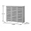 Timber Art Design UK 5 Tier Shoe Storage Cabinet 3 Door Cupboard Stand Rack Unit Grey 3