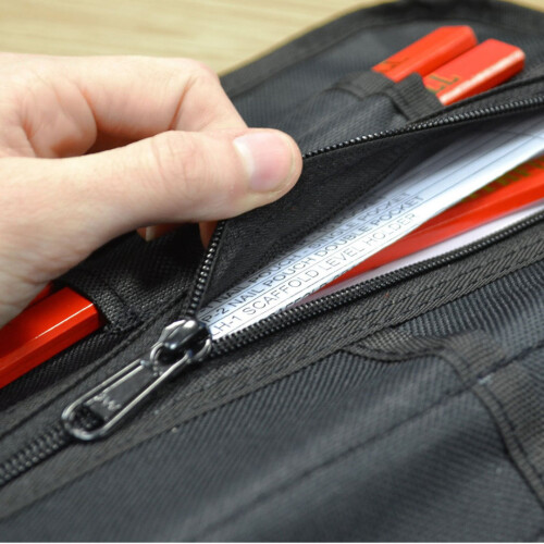 Faithfull 12 Pocket Hand Garden Tools Chisel Roll Storage Holder Bag Faithfull FAICR12 2