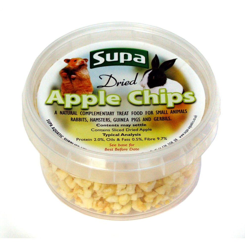 Supa Small Animal Treats Apple Chips 225ml (Pack of 6)