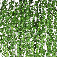 Artificial Ivy,Fake Hanging Plants Garland Ivy Leaves Gifts 40 Feet 450 Leaves Garden Wedding Wall Home Decor Pack of 5
