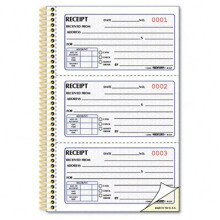 Rediform Gold Standard Kassenbuch, 2,75" x 5", 225 nummerierte Duplikate (8L829)