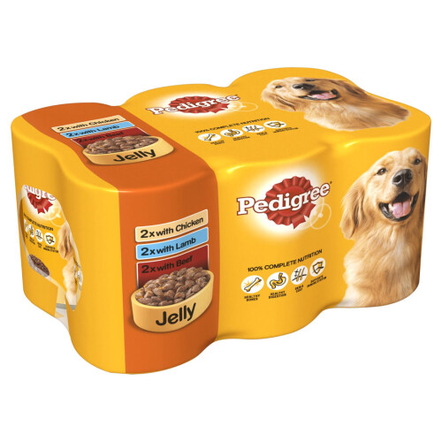 Pedigree Pedigree Can Jelly 6x385g (Pack of 4)