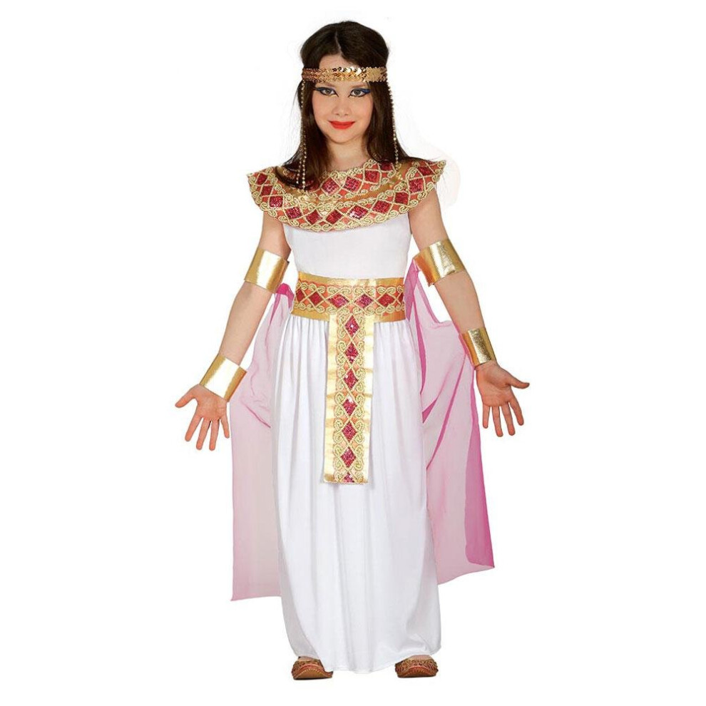 Fiestas Guirca (M) Egyptian Queen Cleopatra Nefertari Girl Costume Multicoloured