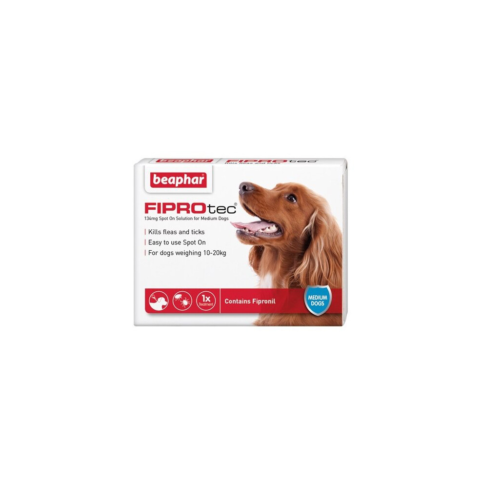 Fiprotec Spot On Medium Dog  1 Treatment (Pack of 6)