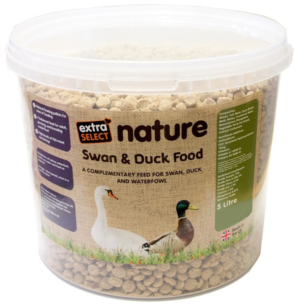 Extra Select Swan and Duck Feed, 5 Litre