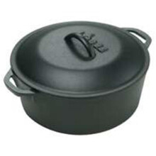 Lodge Mfg L8DOL3 10.25 in. Dutch Oven With Cover, 5 Quart