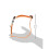 Red Dingo Dog Collar, Large, 25 mm/ 41 - 63 cm, Plain Orange 6