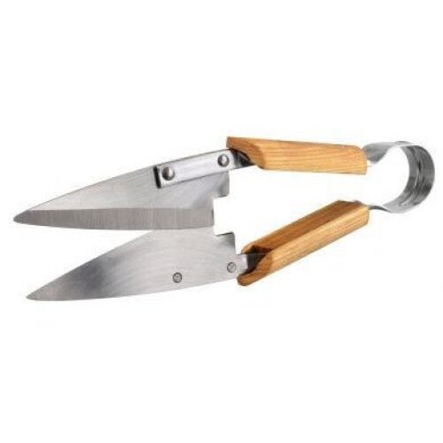Stainless Steel Topiary Shears Wooden Handle Garden Cutting