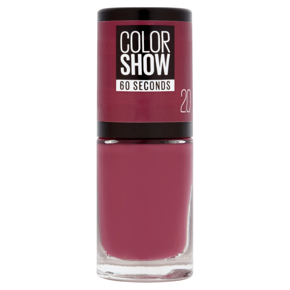 Maybelline MAYB Color Show Nail Polish Number 20, Blush Berry