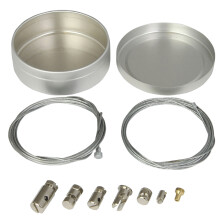 Emergency repair kit for temporary fix of cable clutch choke throttle