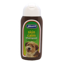 Johnson's Skin Calm Shampoo for Cat & Dog 200ml - Coal Tar & Sulphur Formula for All Breeds, Relieves Dry Irritated Skin - G084