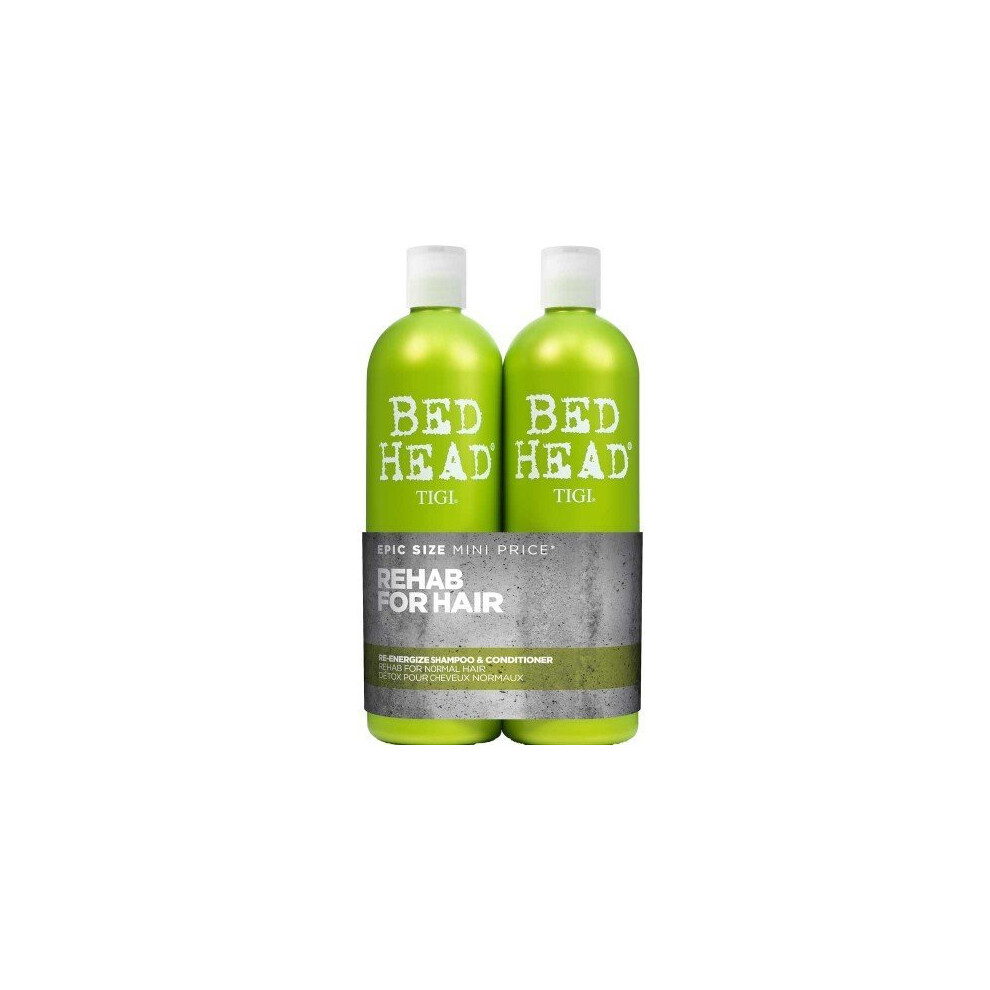 Urban Antidotes by TIGI Bed Head Re-Energize Tween Set: Shampoo 750ml & Conditioner 750ml 750ml