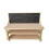 (6ft, Standard Legs) Wooden MDF Top Workbench With Pegboard And Double Shelf 6