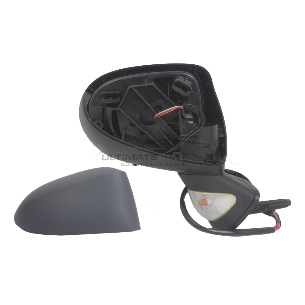 Renault Modus Hatchback 2/2008-2012 Electric Wing Mirror Primed Drivers Side O/S 5057795159456