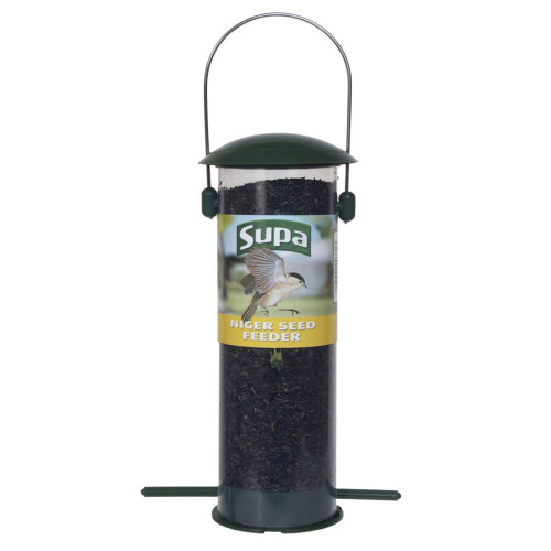 Supa Supa Plastic 4 Port Niger Seed Feeder 20cm (8'')