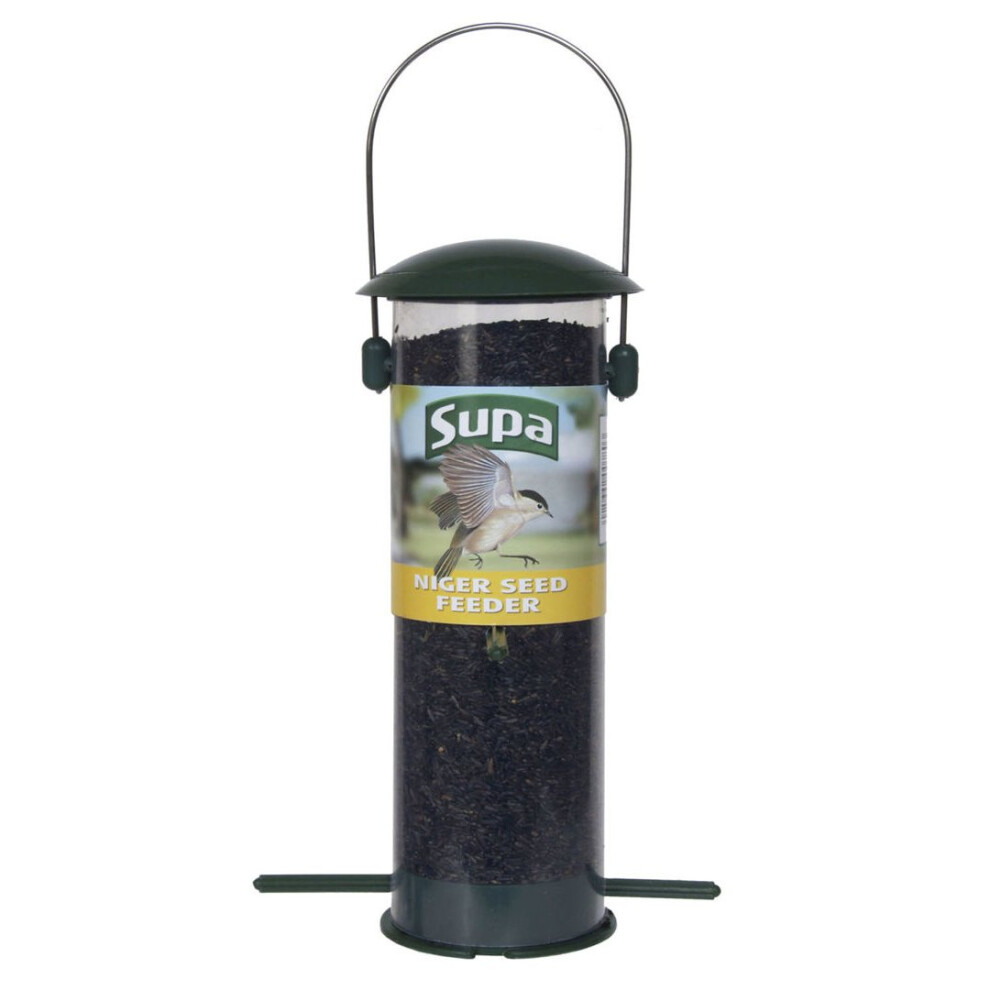 Supa Plastic 4 Port Niger Seed Feeder 20cm (8'')