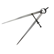 Spring Divider Adjustable Leg Caliper 8Inch 200mm  Carbon Steel Faithfull FAIDIV8