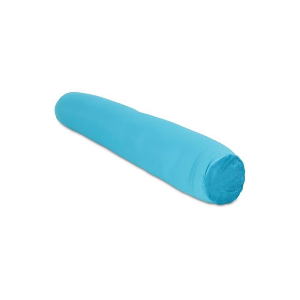 Living Health Products Lrgmbr-Cov-Teal Microbead Body Pillow - Mooshi Squishy Soft Cover, Teal