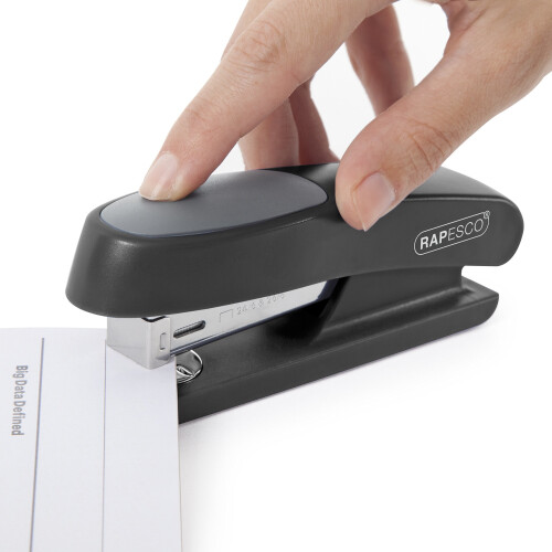 Rapesco 1472 Sting Ray Stapler with Staple Remover and 26/6 mm Staples B/5000, Black - Bundle 2