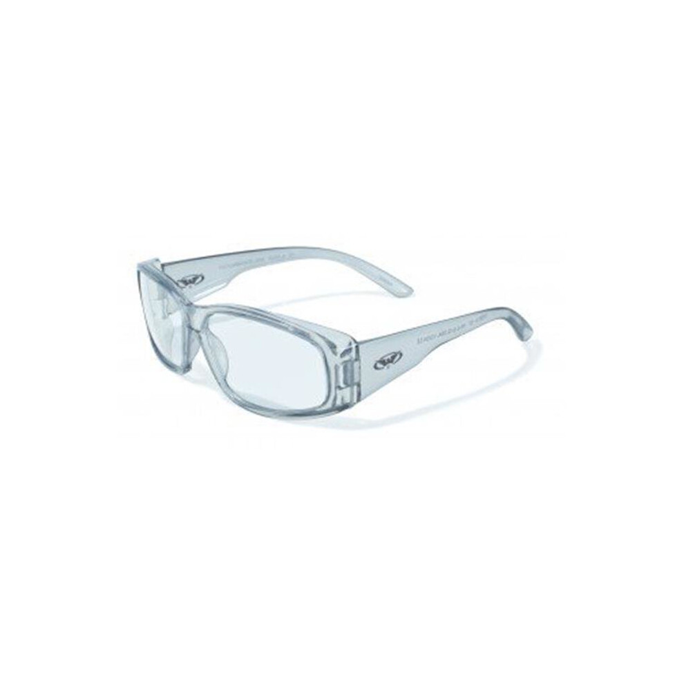 Safety Rx-G Gray Safety Glasses With Clear Lens 787217762043