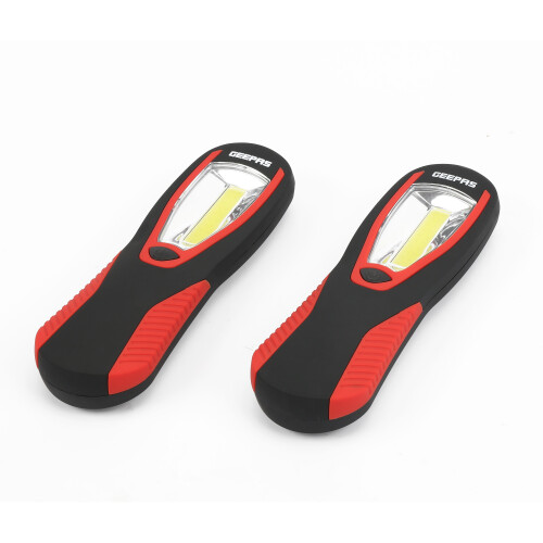 GEEPAS Geepas 2 Piece 3W Work Light with Hook – Bright Light, Swivel Hook 1