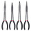 ATD Tools 814 4 Pc. Long 11 In. Needle Nose Pliers Set 1