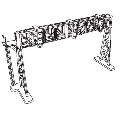 OO Trackside Building - Signal Gantry plastic kit Dapol Kitmaster C017 1