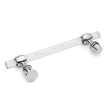 Shower Bath Clear Bubble Crystal Door Handle/Knob Chrome K006