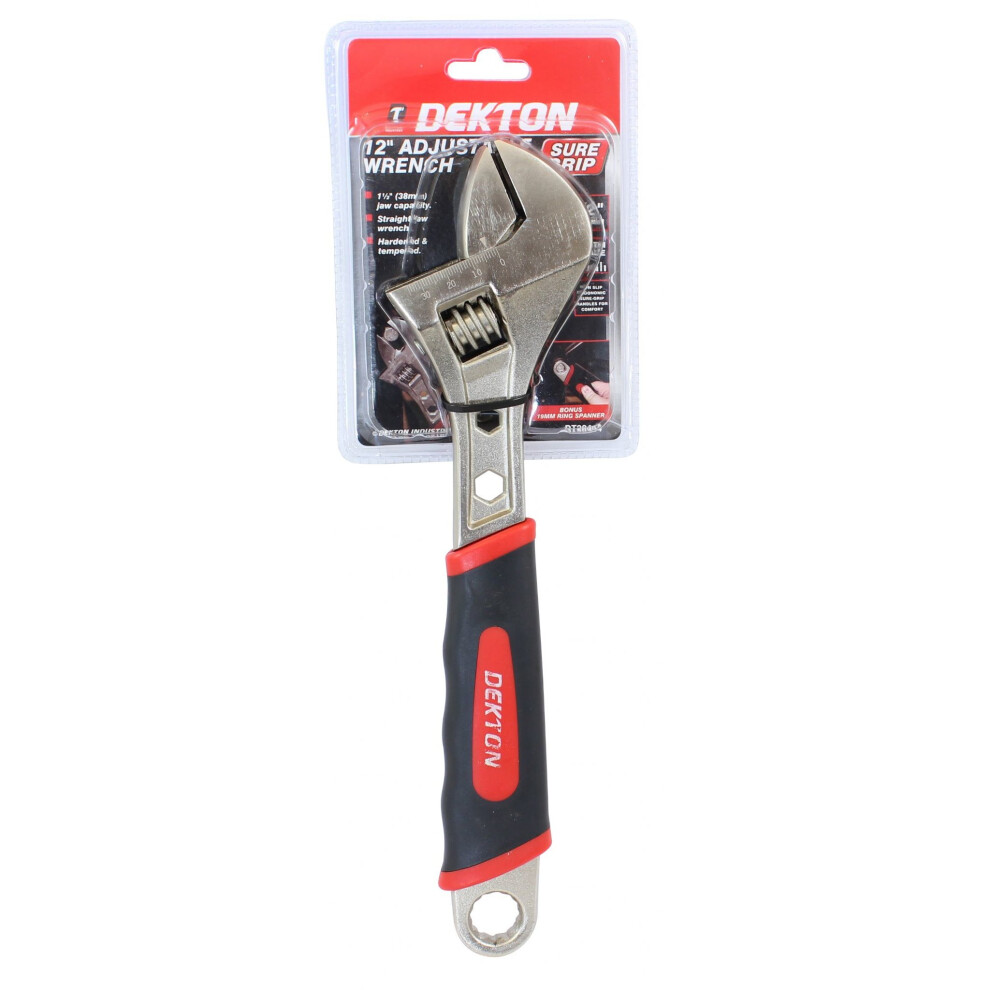 SURE GRIP ADJUSTABLE SPANNER 12'', DT20444