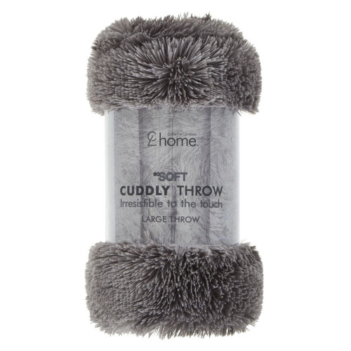 Catherine Lansfield Catherine Lansfield Cuddly Throw Charcoal, 150x200cm