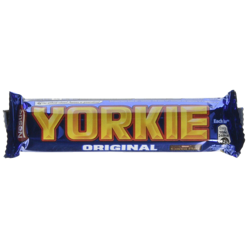 Yorkie Original - Chunky Milk Chocolate Bar - Thick Satisfying Yorkie Chocolate - (24 x 46g) - Image 6