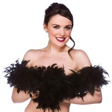 Black Feather Boa - Default Title