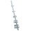 Charles Jacobs (Grey) Charles Jacobs Ladder Shelf 5 Tier Leaning Storage Bookcase Display Unit 9