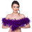 Purple Feather Boa - Default Title 1