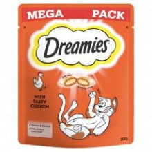 Dreamies Cat Treats With Chicken Mega Pack 200g (Pack of 6)