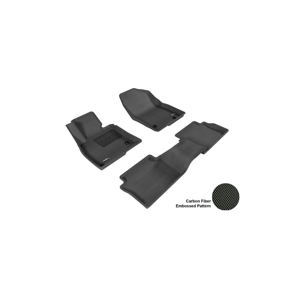 3D Maxpider L1mz04301509 Mazda Mazda3 2014 Kagu R1 R2 Floor Mat Black 842132054212