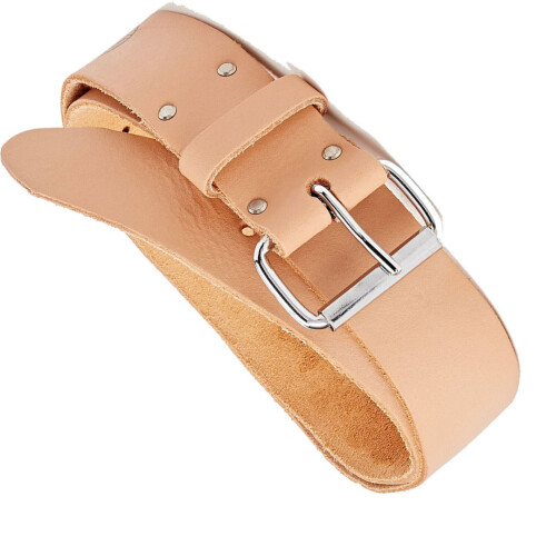 Faithfull Faithfull Heavy-Duty Leather Belt 45Mm Wide 2