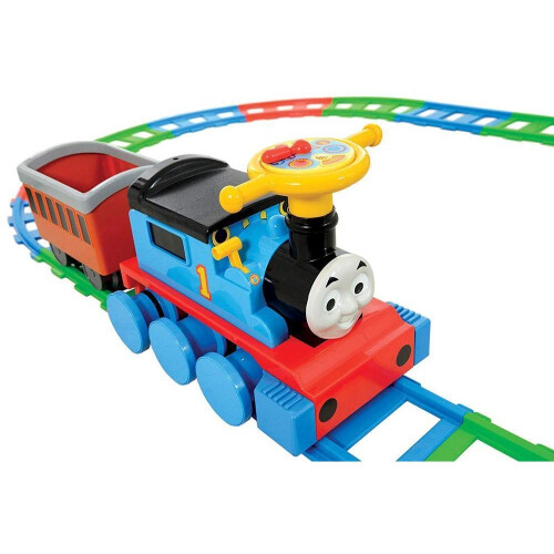 Thomas The Tank Engine And Friends Kids 22 Piece Track 6v Electric Ride