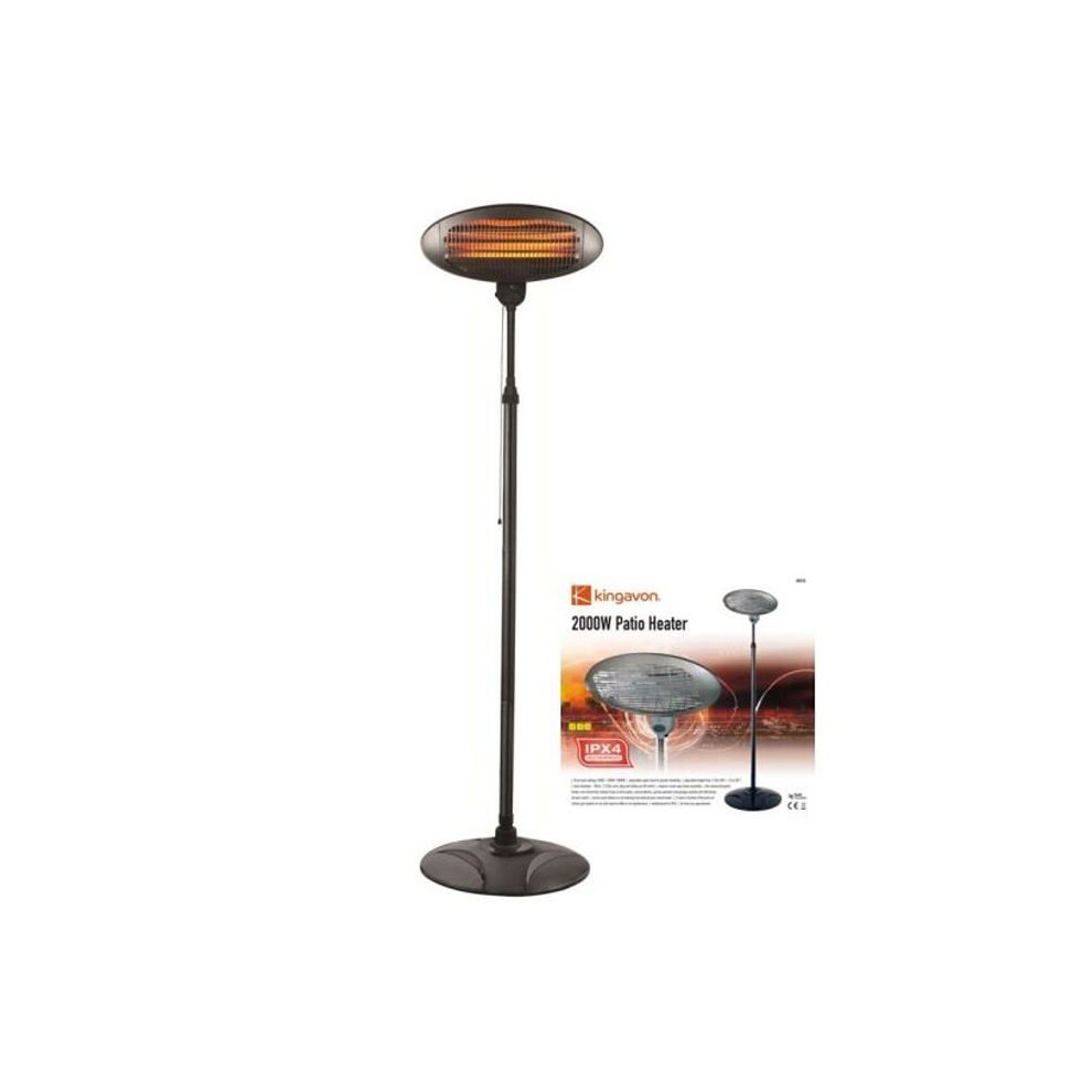 2000 Watt Patio Heater Freestanding Outdoor Garden Heating