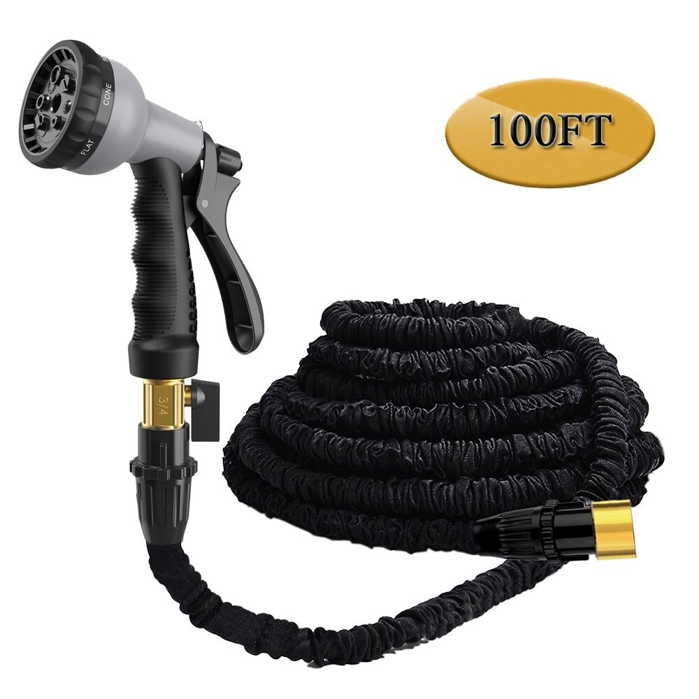 Liwison Expandable Garden Hose Pipe 100FT Expanding Water Hose With