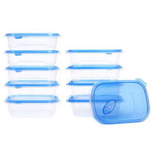 MyChoice 750ml Snap-On Airtight Food Storage Containers 10 Pack with Steam Vent Lids - Leakproof, Microwave/Freezer/Dishwasher Safe (HJ8U)