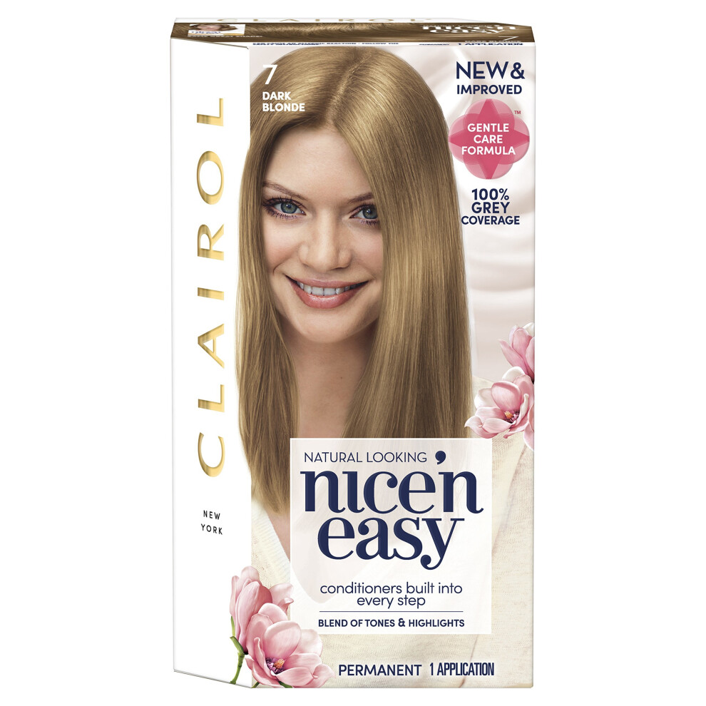 Clairol Nice' N Easy Permanent Hair Dye 7 Dark Blonde