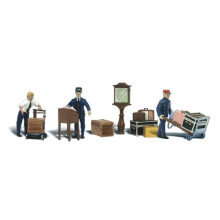Depot Workers & Accessories (OO/HO figures) Woodland Scenics A1909 free post