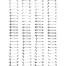 Espirais de encadernação - Prata - 2,5cm de diâmetro - Álbum, caderno, diário - Scrapbooking